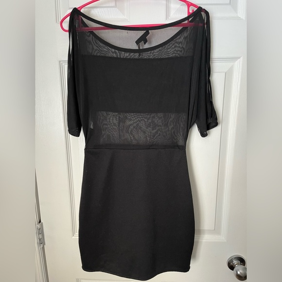 Do & Be, small, sheer, little black dress - Picture 4 of 5
